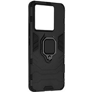 TopQ Cover Xiaomi Redmi Note 13 Pro 5G durable black with ring 117947 - Phone Cover