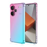TopQ Cover Xiaomi Redmi Note 13 Pro+ 5G Shock rainbow mint-pink 118193 - Phone Cover