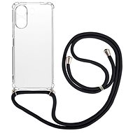 TopQ Cover Xiaomi Redmi 13C with black cord transparent 117925 - Phone Cover