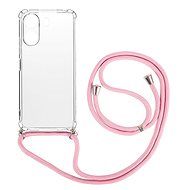 TopQ Cover Xiaomi Redmi 13C with pink cord transparent 117924 - Phone Cover