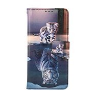 TopQ Puzdro Samsung A23 5G flipové Tiger 118203 - Puzdro na mobil