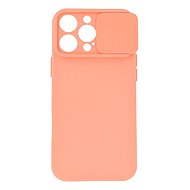 TopQ Camshield Soft for iPhone 16 Pro salmon - Phone Cover