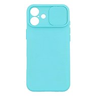 TopQ Camshield Soft for iPhone 16 Plus mint - Phone Cover