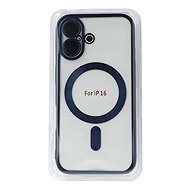TopQ Metallic MagSafe for iPhone 16 Blue - Phone Cover