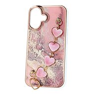 TopQ Trend Case for iPhone 16 design 6 pink - Phone Cover