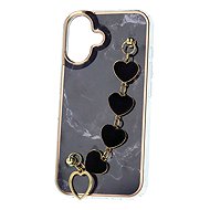 TopQ Trend Case for iPhone 16 design 6 black - Phone Cover