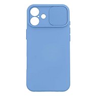 TopQ Camshield Soft for iPhone 16 Plus light blue - Phone Cover