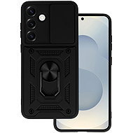TopQ Ultra Durable Armor Lens for Samsung S25 black - Phone Cover