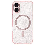 TopQ Glitter Magsafe for iPhone 17 pink clear - Phone Cover