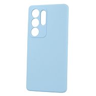 TopQ Silicone Lite for Samsung S25 Ultra light blue - Phone Cover