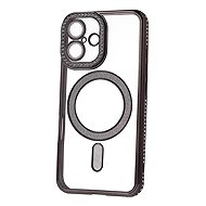 TopQ Bling Magsafe for iPhone 16 black - Phone Cover