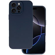 TopQ Silicone Lite for iPhone 16 Pro navy - Phone Cover