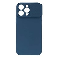 TopQ Camshield Soft for iPhone 16 Pro Max dark blue - Phone Cover