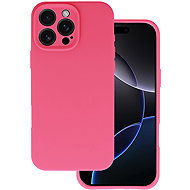 TopQ Silicone Lite for iPhone 15 Pro fuchsia - Phone Cover