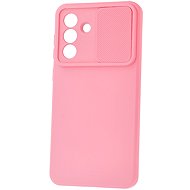 TopQ Camshield Soft for Samsung S25 light pink - Phone Cover