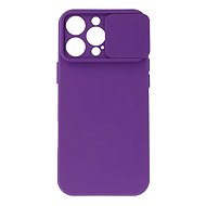 TopQ Camshield Soft for iPhone 16 Pro purple - Phone Cover