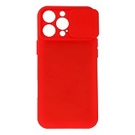 TopQ Camshield Soft for iPhone 16 Pro red - Phone Cover