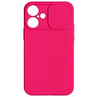 TopQ Camshield Soft for iPhone 16 pink - Phone Cover