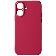 TopQ Silicone Lite for iPhone 16 burgundy - Phone Cover