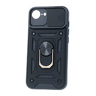 TopQ Ultra Durable Armor Lens for iPhone 16e black - Phone Cover
