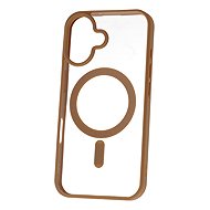 TopQ Acrylic colour Magsafe for iPhone 16 Plus titanium - Phone Cover