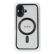 TopQ Metallic MagSafe for iPhone 16 Black - Phone Cover