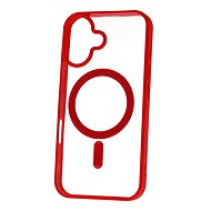 TopQ Acrylic colour MagSafe for iPhone 16 Plus red - Phone Cover