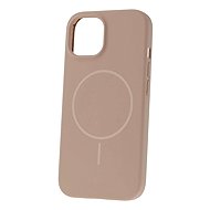 TopQ Magsafe Slim Silicone for iPhone 14 brown - Phone Cover