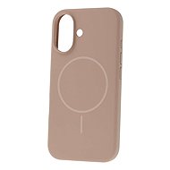 TopQ Magsafe Slim Silicone for iPhone 16 brown - Phone Cover