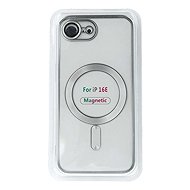 TopQ Metallic Magsafe for iPhone 16e Silver - Phone Cover