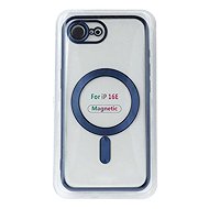 TopQ Metallic Magsafe for iPhone 16e Blue - Phone Cover