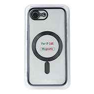 TopQ Metallic Magsafe for iPhone 16e Black - Phone Cover