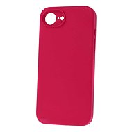 TopQ Silicone Lite for iPhone 16e burgundy - Phone Cover
