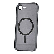 TopQ Glitter Magsafe for iPhone 16e black clear - Phone Cover