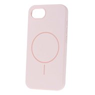 TopQ Magsafe Slim Silicone for iPhone 16e light pink - Phone Cover