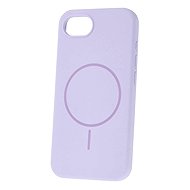 TopQ Magsafe Slim Silicone for iPhone 16e purple - Phone Cover