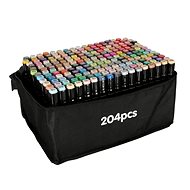 TopKing Set of double-sided markers, 204 pcs - Felt Tip Pens