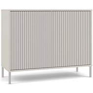 Topeshop Kamaro 2D Slim grooved slats, cashmere - Chest of Drawers