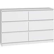 Topeshop Malwa M6/120 white - Chest of Drawers