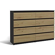 Topeshop Malwa M8/140 Anthracite Artisan - Chest of Drawers