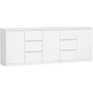 Topeshop Costa 1D3S/2D3S white - Chest of Drawers