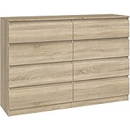 Topeshop Malwa M8/140 Sonoma - Chest of Drawers