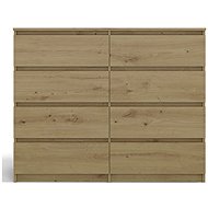 Topeshop Chest of drawers Malwa M8/120 120 × 97 × 40 cm, Artisan - Chest of Drawers