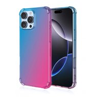 TopQ iPhone 16 Pro Shock Cover Rainbow Blue and Pink 124879 - Phone Cover