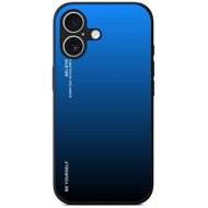 TopQ Cover LUXURY iPhone 16 Solid Rainbow Blue 125454 - Phone Cover