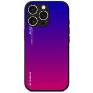 TopQ Cover LUXURY iPhone 16 Pro solid rainbow purple 124866 - Phone Cover