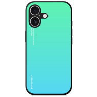 TopQ Cover LUXURY iPhone 16 solid rainbow green 124853 - Phone Cover