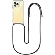 TopQ Cover Realme C53 with black cord transparent 129960 - Phone Cover