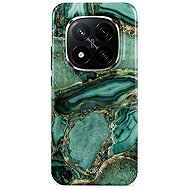 TopQ Cover AURIX Xiaomi Redmi Note 14 Pro+ 5G solid Emerald Glow 140179 - Phone Cover