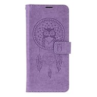TopQ Case Xiaomi Redmi 14C book trap with owl purple 133346 - Phone Case